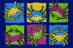 Colorful Crabs - 18" x 30"